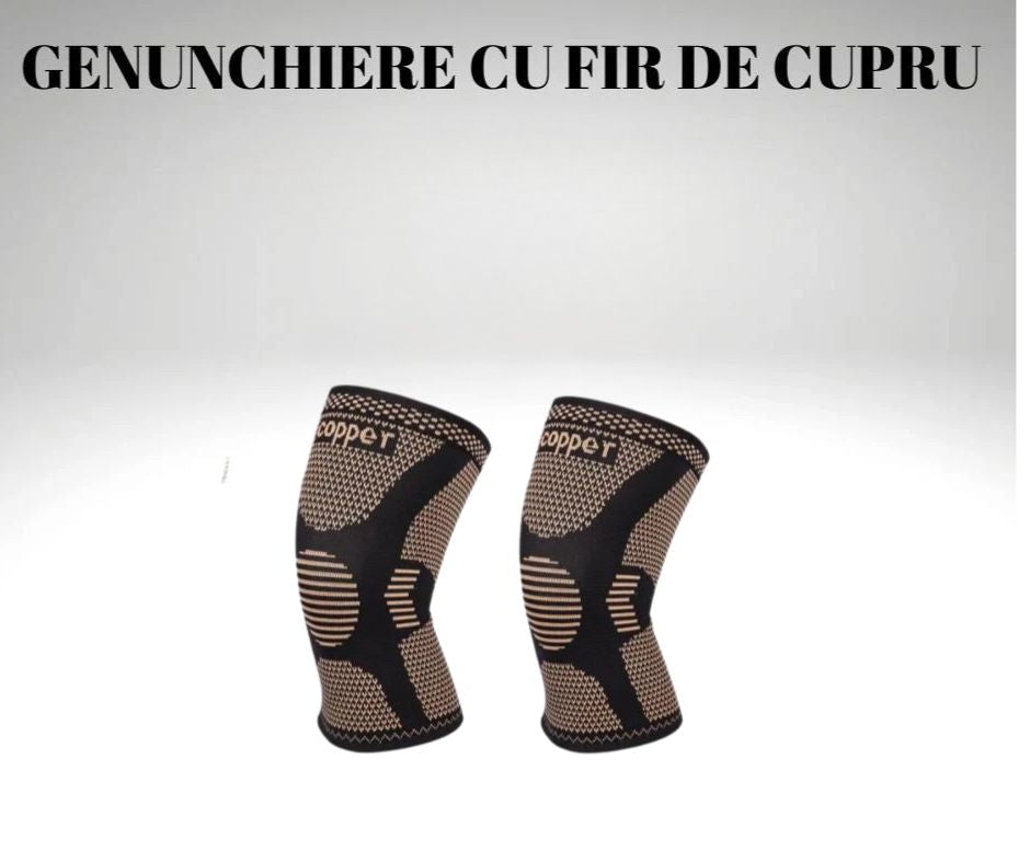 Genunchiera cu fir de cupru