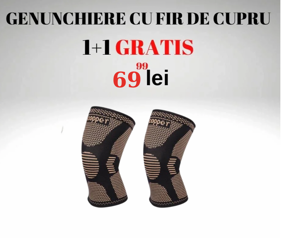 Genunchiera cu fir de cupru