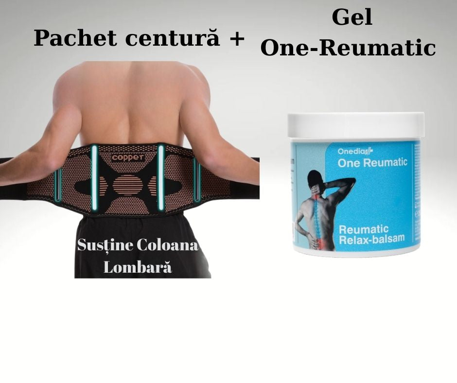Centură cu fir de cupru + gel Onedia one-reumatic