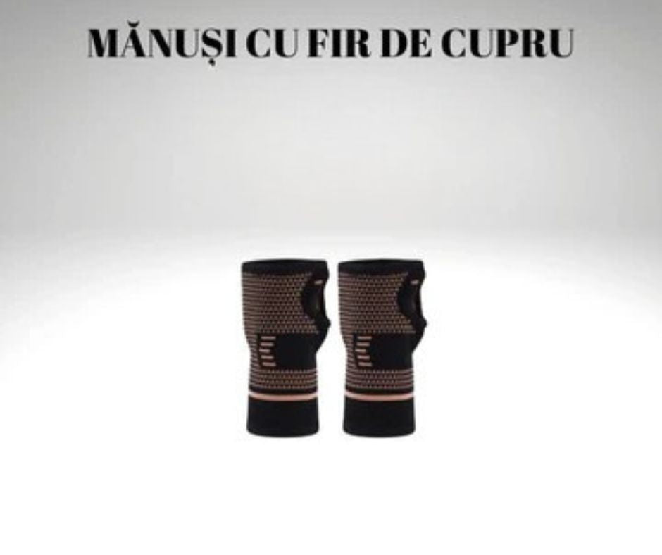 Manusi cu fir de cupru