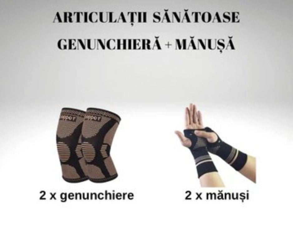 Pachet articulații genunchieră + mănușă