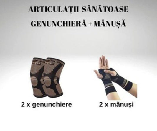 Pachet articulații genunchieră + mănușă