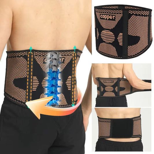 Centură lombară cu fir de cupru