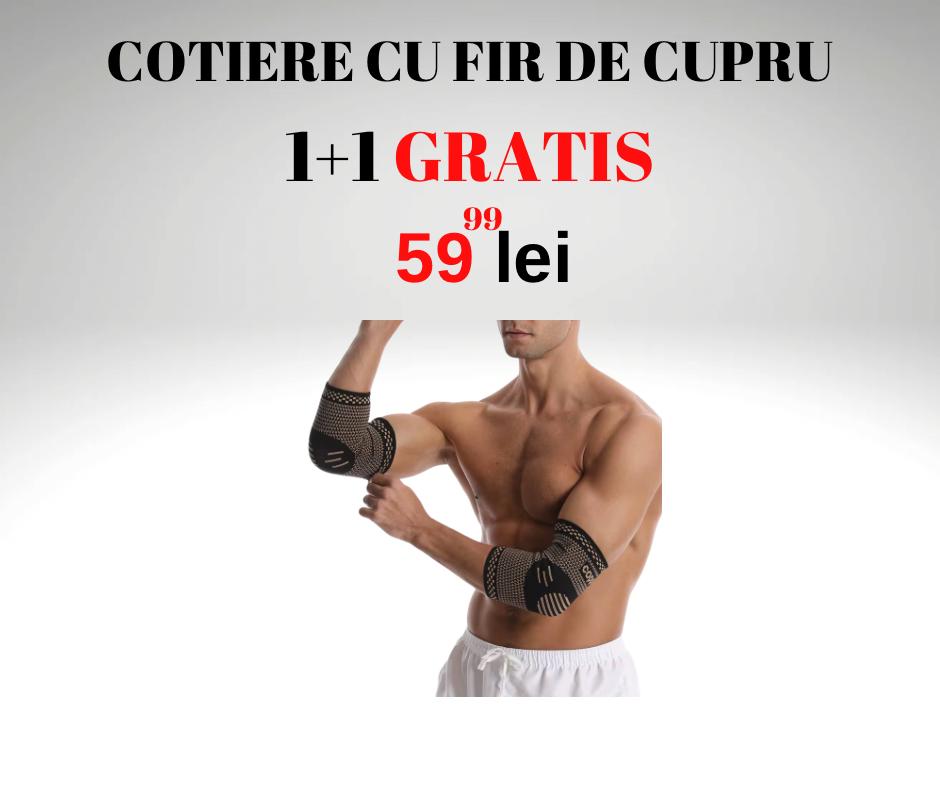 Cotiera cu fir de cupru